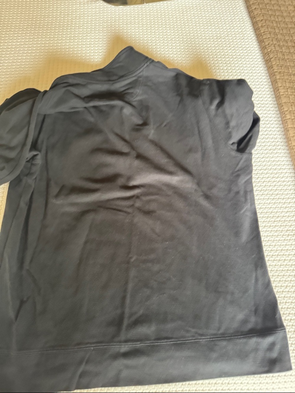 Vineyard Vines Men's Black Quarter Zip Pullover - Picture 3 of 3